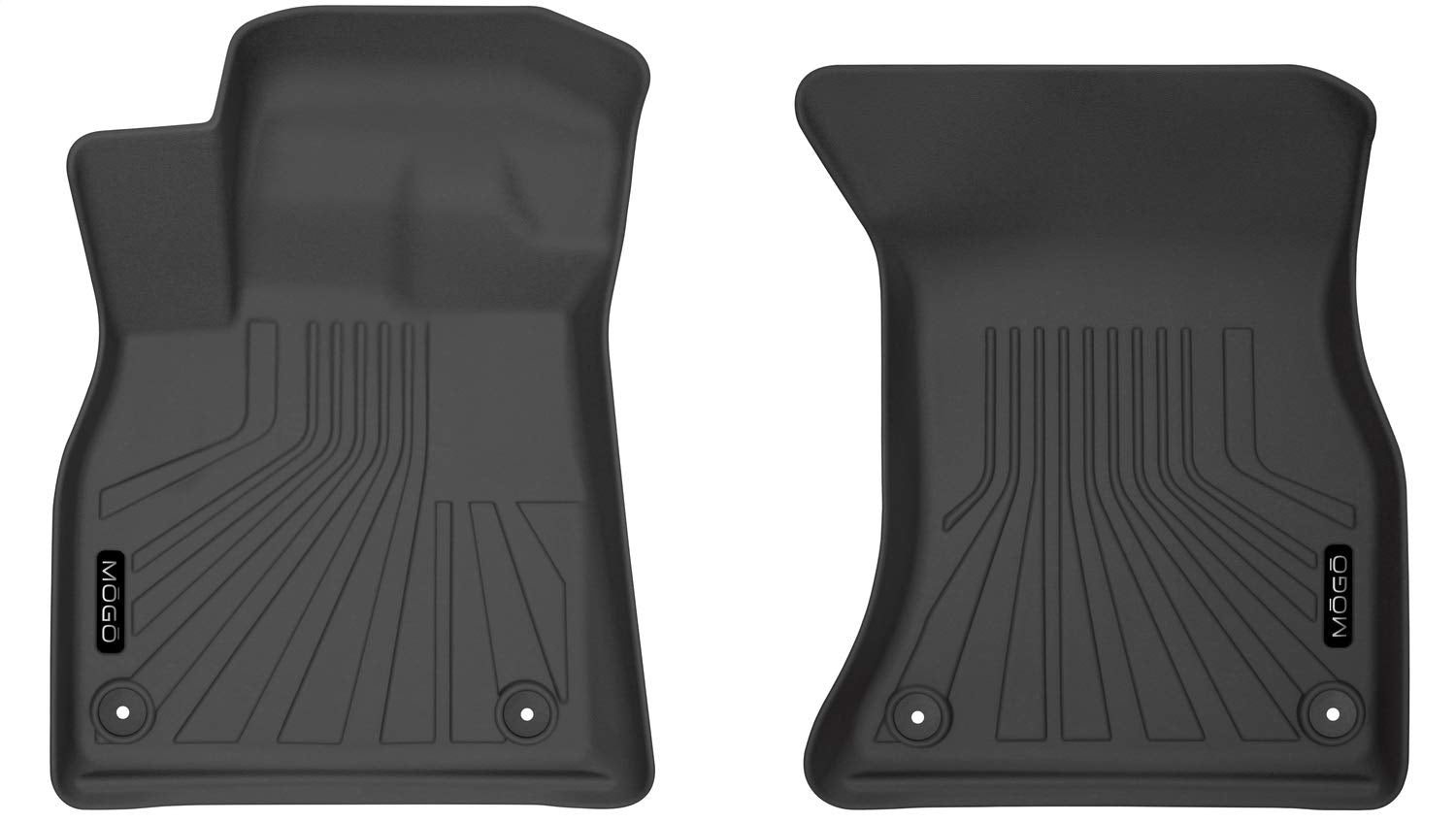 MOGO Husky Liners | Front Floor Liners - Black | 70611 | Fits 2019 Audi Q5 2 Pcs