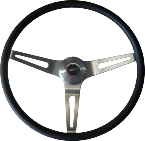 Comfort Grip Brothers Trucks C6068-67 Steering Wheel Kit - Silver/Black - Bowtie
