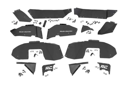 Rough Country Inner Fenders Front & Rear for 2018-2024 Jeep Wrangler JL - 10499