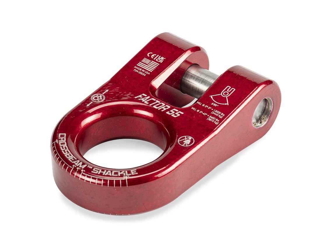 CROSSBEAM SHACKLE RED - Factor 55-00054-01