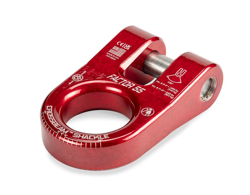 CROSSBEAM SHACKLE RED - Factor 55-00054-01