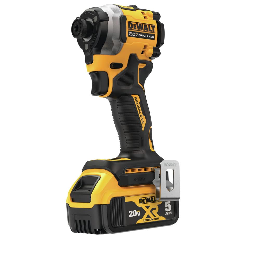 20V MAX DEWALT ATOMIC 1/4 in. Brushless Cordless Impact Driver Kit with Battery and Charger Included (DCF850P1)