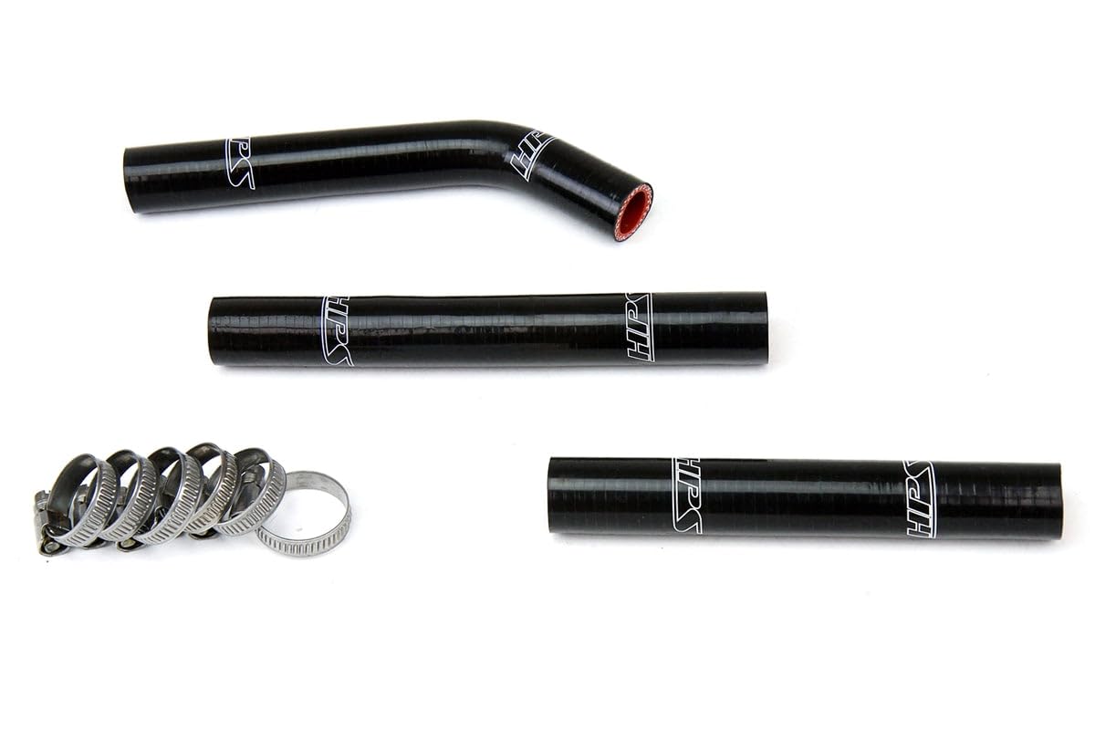 Black Silicone HPS 57-1354-BLK Radiator Coolant Hose Kit