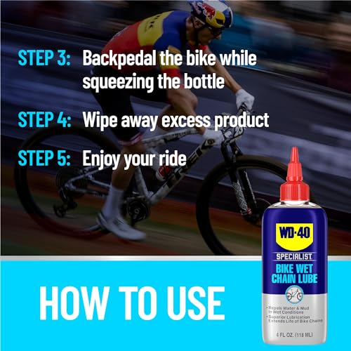 Bike WD-40 Specialist Wet Chain Lube, 4 OZ
