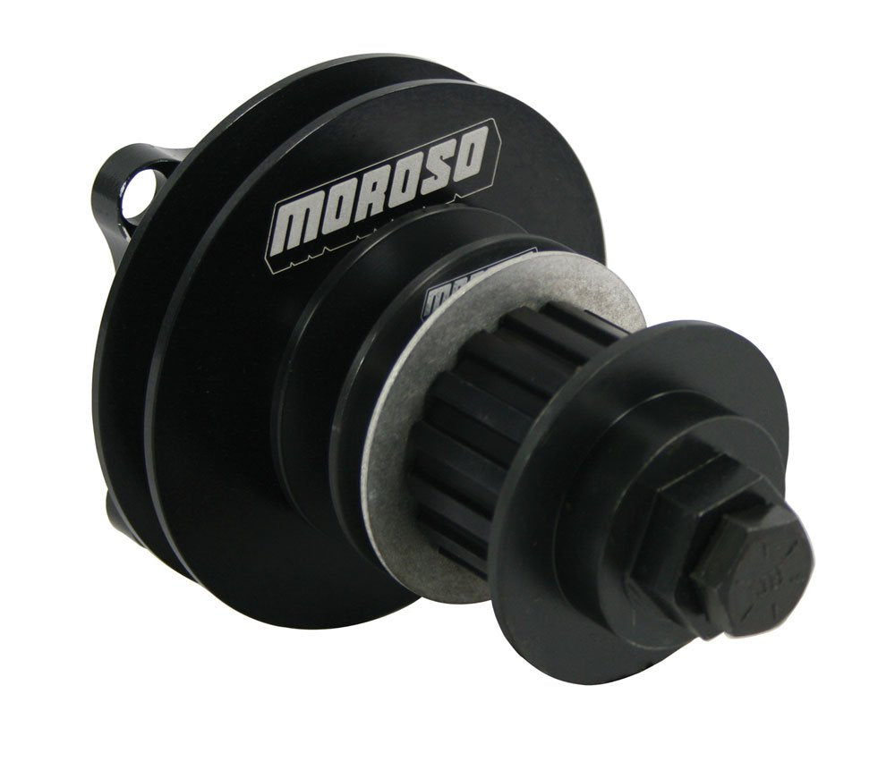 Moroso Dry Sump & Vacuum Pump Drive Kit 63853, Flange Style w/Pulleys, Fits Small Block Ford w/ 4 Bolt Pattern