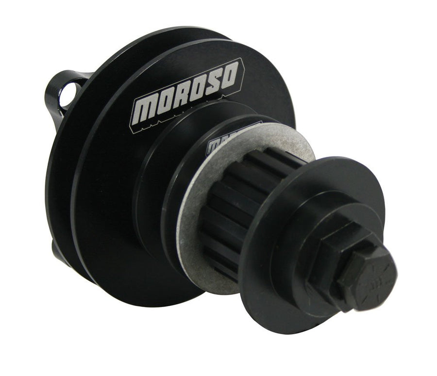 Moroso Dry Sump & Vacuum Pump Drive Kit 63853, Flange Style w/Pulleys, Fits Small Block Ford w/ 4 Bolt Pattern