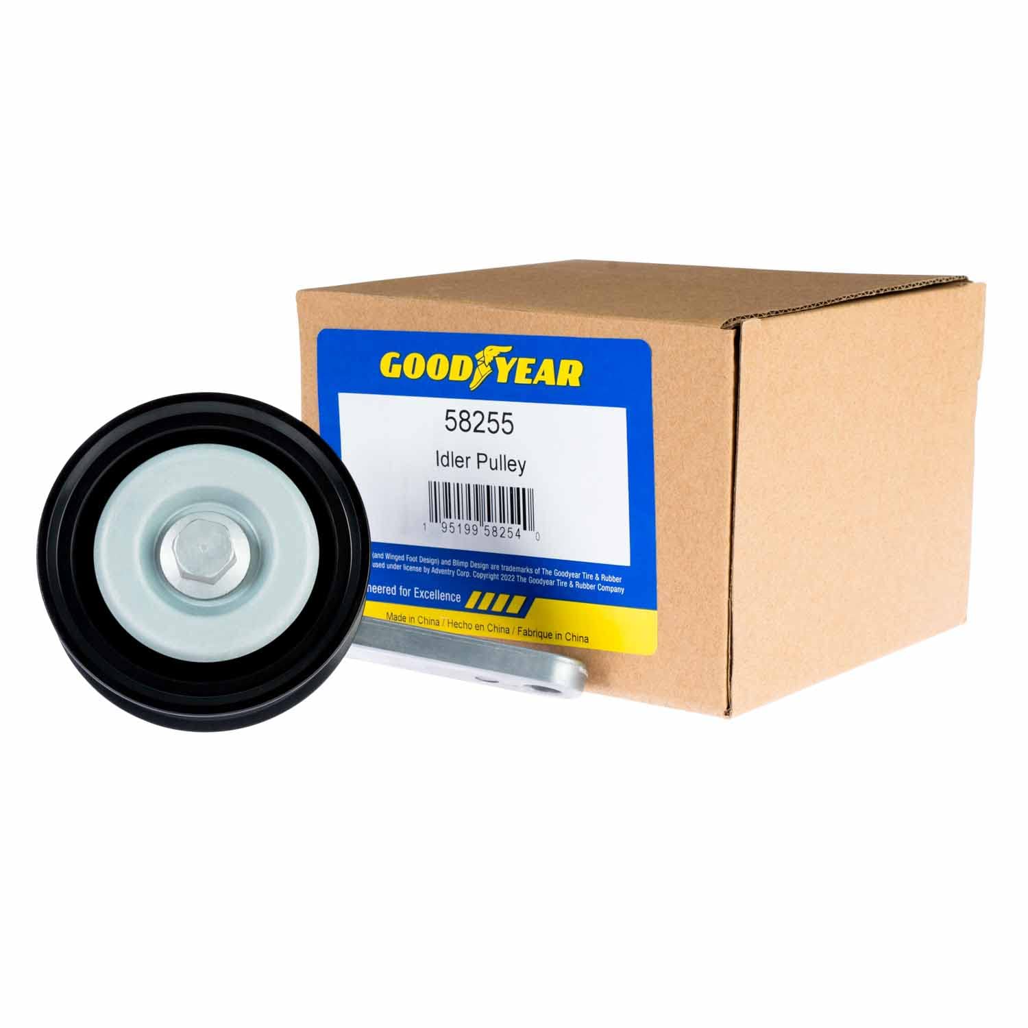 Goodyear 58255 Idler or Tensioner Pulley Serpentine Belt Drive