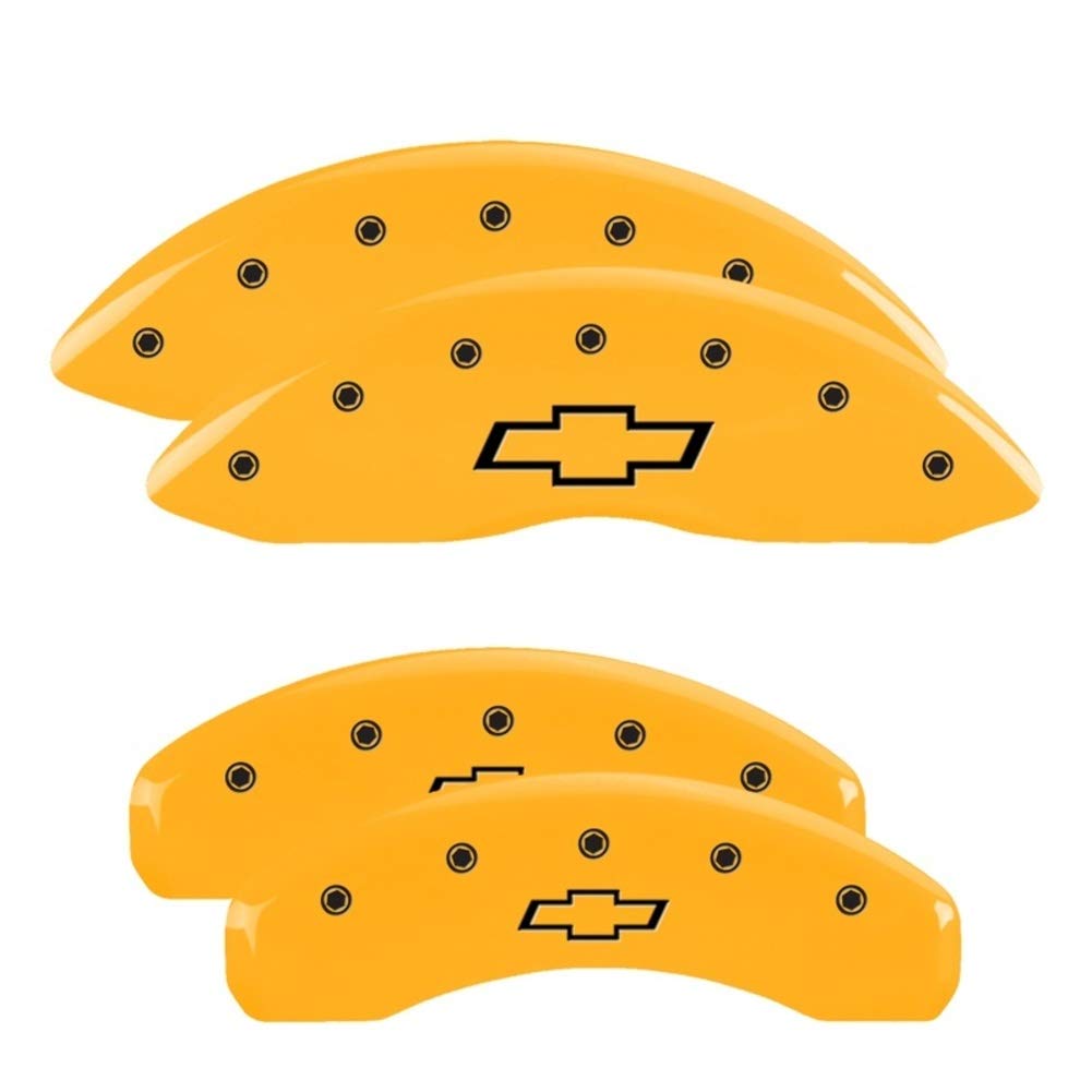 Chevrolet 14252Sbowyl Caliper Covers: Yellow, Bowtie/Bowtie