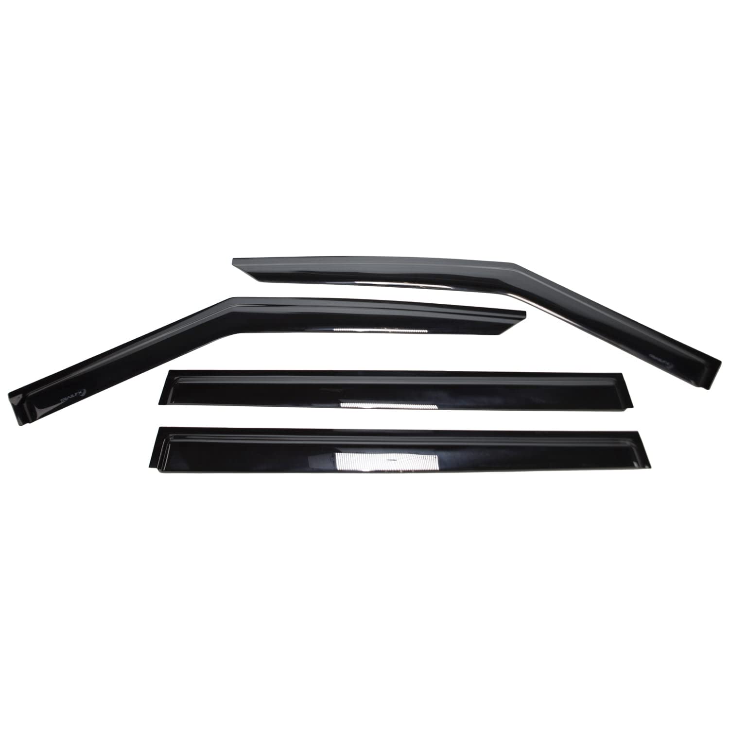 Rain Guard TRAILFX Tape On Window Vent Visors Acrylic with A Smoke Tint 4 Piece Compatible with 20-21 Explorer - 4818H