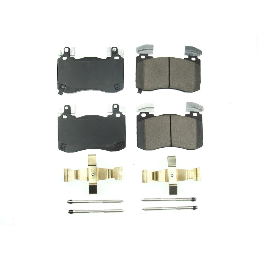 Front Brake Kit Power Stop For Genesis G70 2019-22 | Kia Stinger 2018-23 - Ceramic Brake Pads With Installation Hardware, 17-6012
