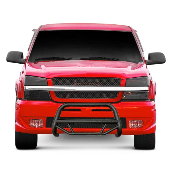 Max T Black Horse Bull Bar Textured Black Compatible with 1999-2006 Chevrolet Silverado 1500|1999-2006 GMC Sierra 1500-MBT-MG703