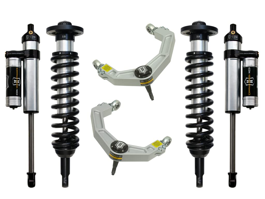 0-2.63" Lift, ICON Stage 3 Suspension System, Billet UCA, Compatible with 2009-13 Ford F150 4WD, K93003