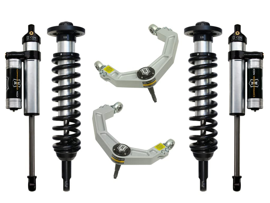 0-2.63" Lift, ICON Stage 3 Suspension System, Billet UCA, Compatible with 2009-13 Ford F150 4WD, K93003