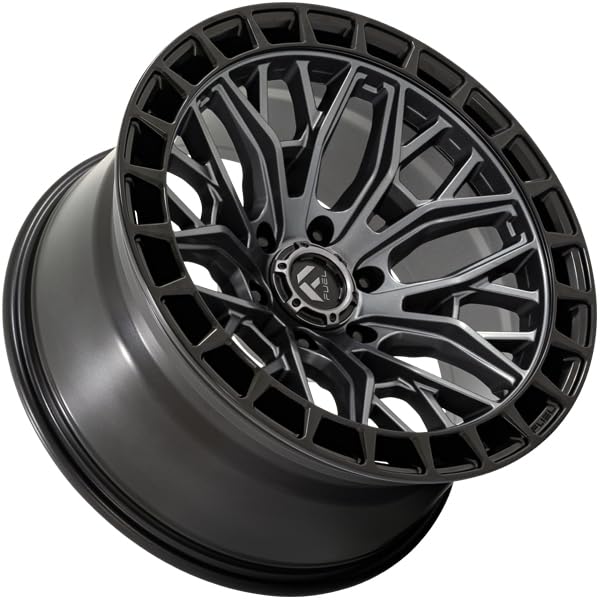 FUEL OFF-ROAD FC869 20X10, 6X135, 4.79, 18mm MATTE GUNMETAL W/MATTE BLACK LIP - FC869AB20106318N