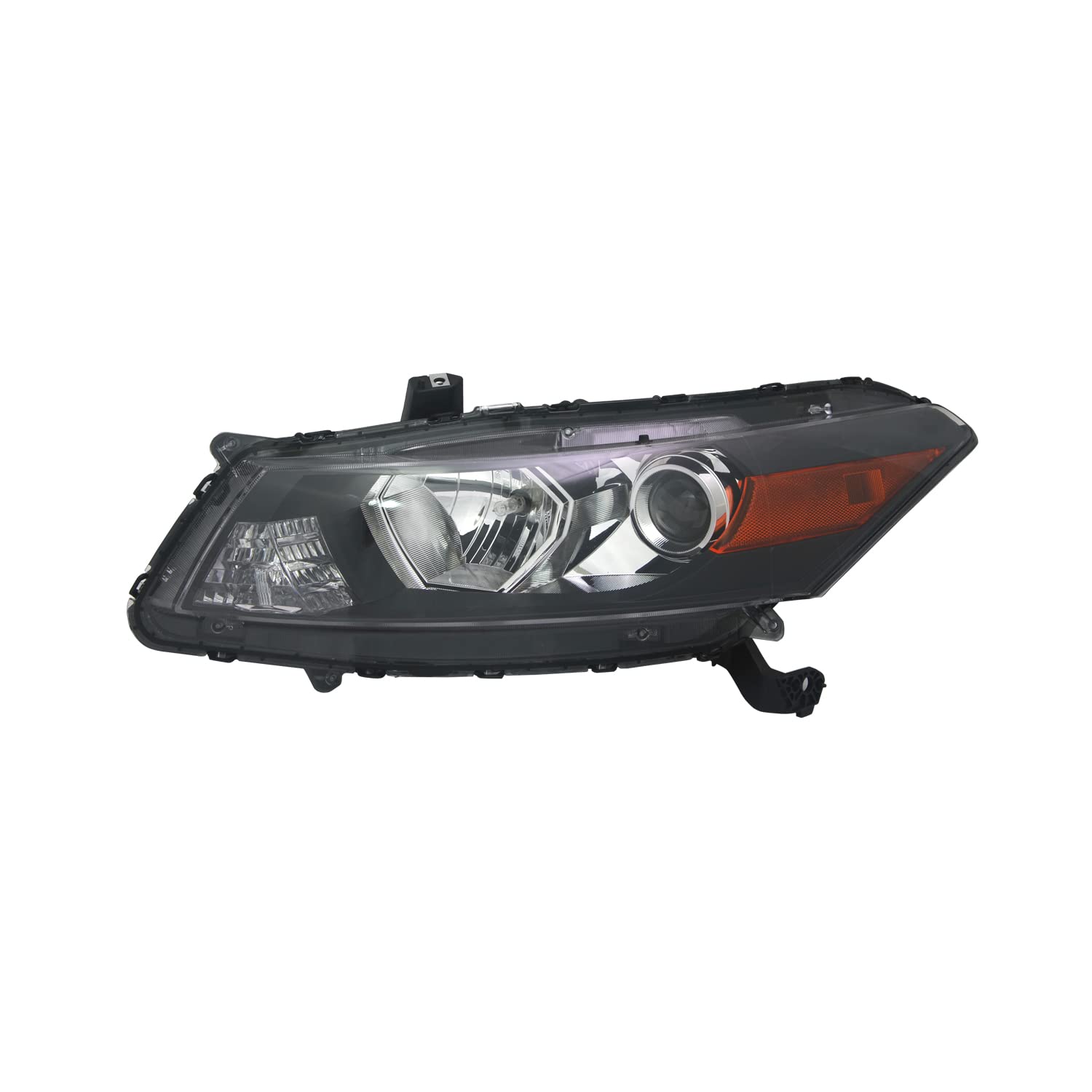 Left TYC Headlight Assembly Compatible with 2011-2012 Honda Accord