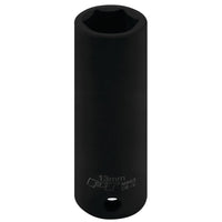 3/8-Inch Performance Tool M953 13mm Deep Wall Impact Socket for Efficient Automotive Repair and Maintenance