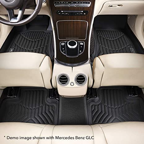 MAXpider 3D Custom Fit Maxtrac Floor Mat (Black) Compatible with Jeep Wrangler JL Unlimited 2018-2026 - Full Set