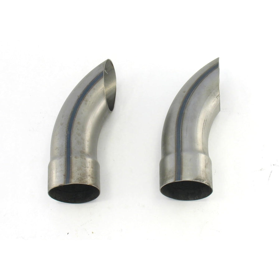 H3813 Patriot Exhaust 3" Inlet/Outlet 9" Length Exhaust Turnout Silver