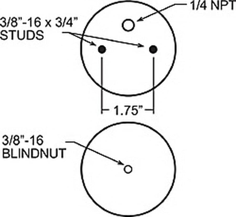 FRONT/REAR REPLACEMENT BELLOW FOR PN (2025/2071/2085/2100/2101/2109/21