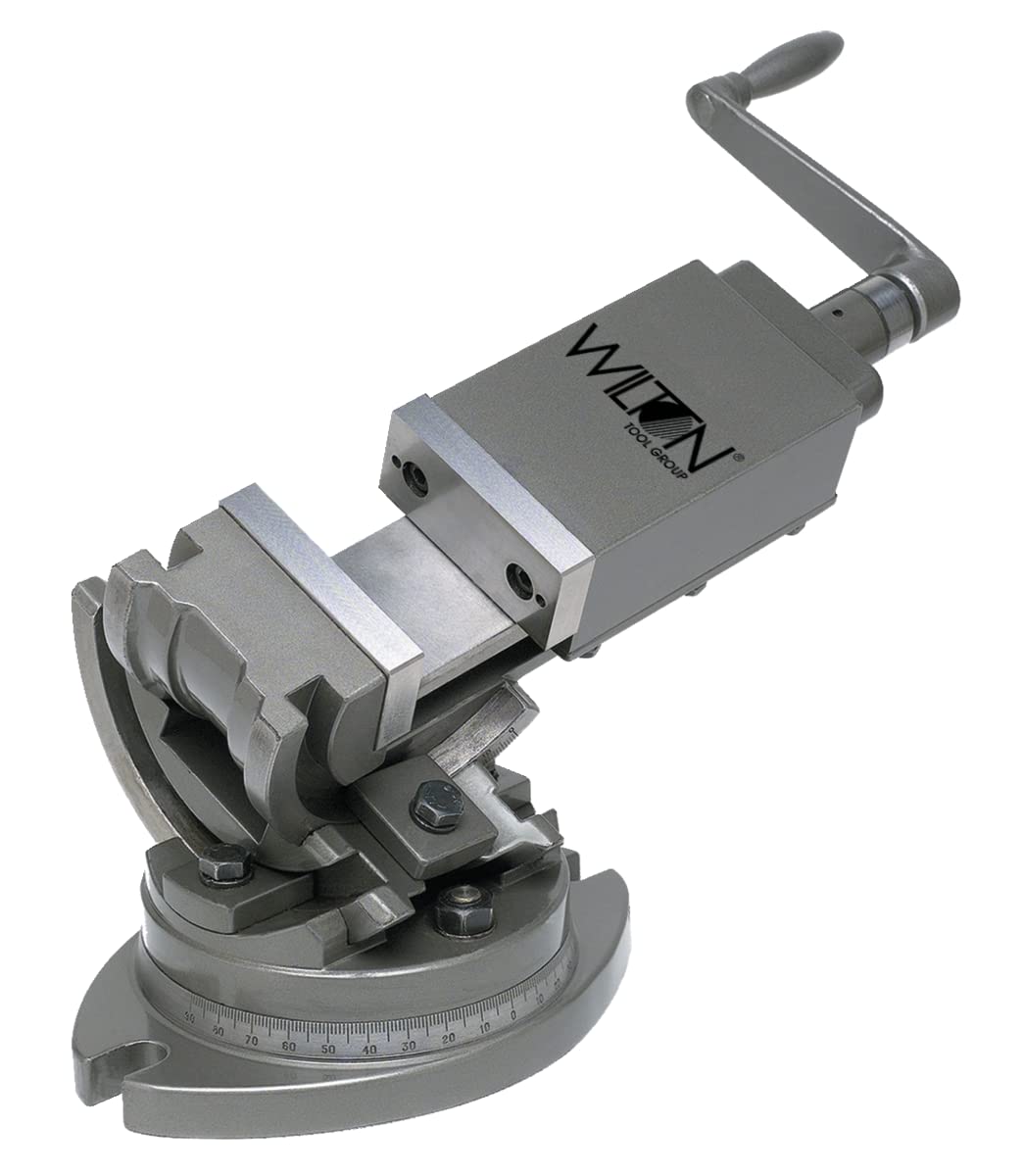 3-Axis Wilton Precision Tilting Vise, 4" Jaw Width, 4" Opening, 1-1/2" Jaw Depth (Model TLT/SP-100)