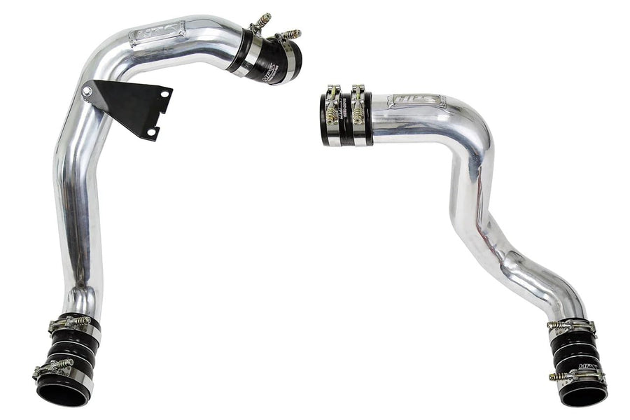 Polished HPS Performance Intercooler Charge Pipe Kit Cold Side and Hot Side Compatible for 2003-2007 Ford F250 F350 F450 F550 Superduty Powerstroke 6.0L Diesel Turbo, 17-145P