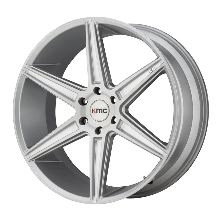 KMC Wheels 22X9.5 KM712 5X120 BRUSHED SLV 30MM - KM71222952430