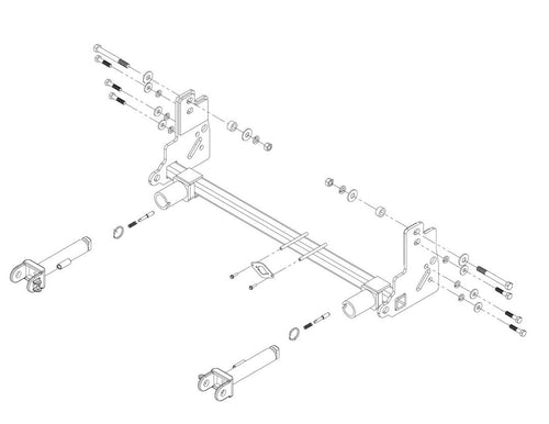 Direct Connect Roadmaster 521454-5 Tow Bar Baseplate for Jeep Gladiator Mojave (2020-2021)