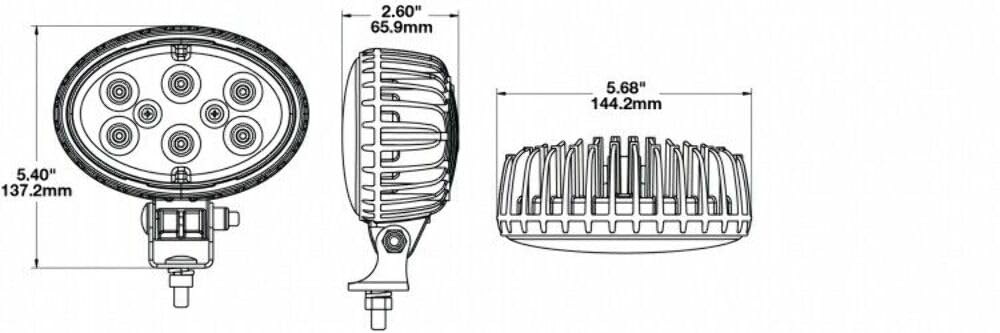 Jw Speaker 735f 1707241 24v Lampblk Flood Wpe12015792