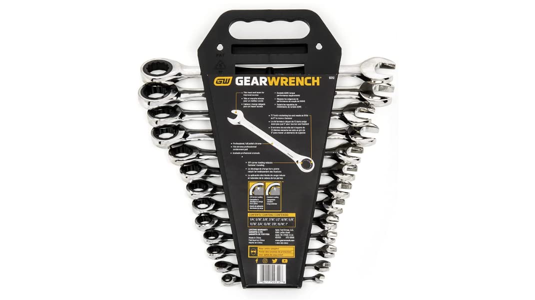 12 Point GEARWRENCH Ratcheting Combination Wrench Set 13 Piece SAE | 9312