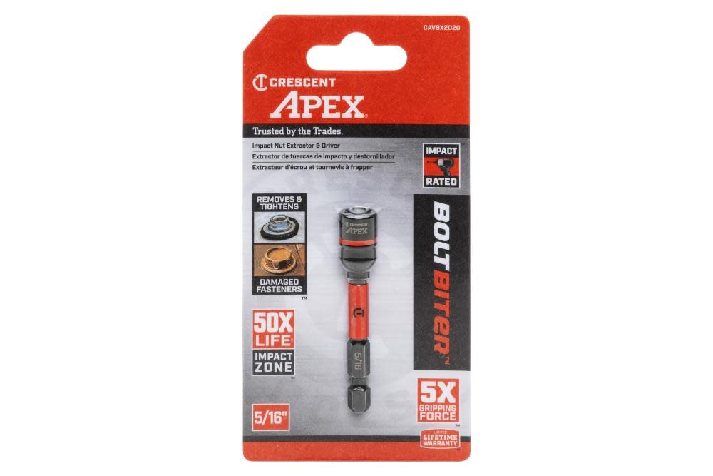 Bolt Extractor, Apex Vortex 5/16" Hex (CAVBX2D20)