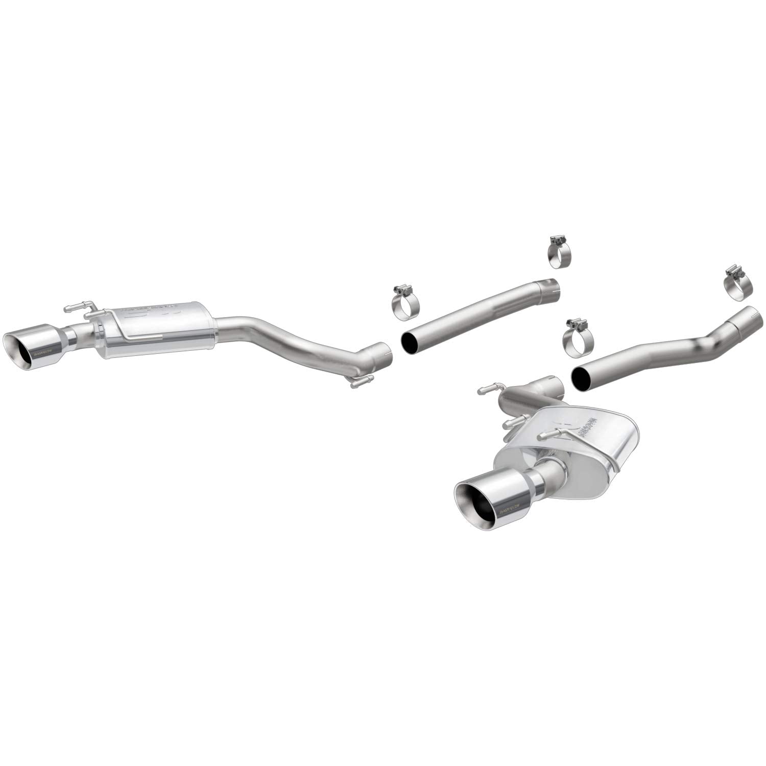 Large MagnaFlow Stainless Steel Performance Exhaust System Kit 15092