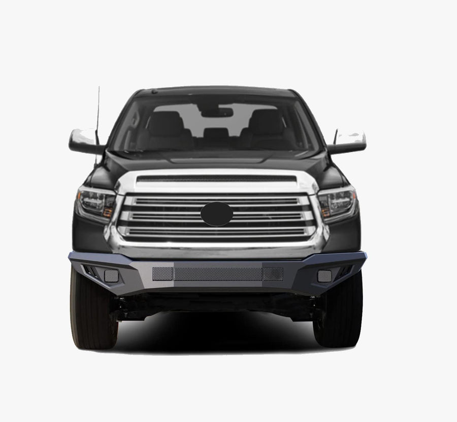 Armour II Heavy Duty Black Horse Front Bumper Matte Black Compatible with 2014-2021 Toyota Tundra-AFB-TU19-BU