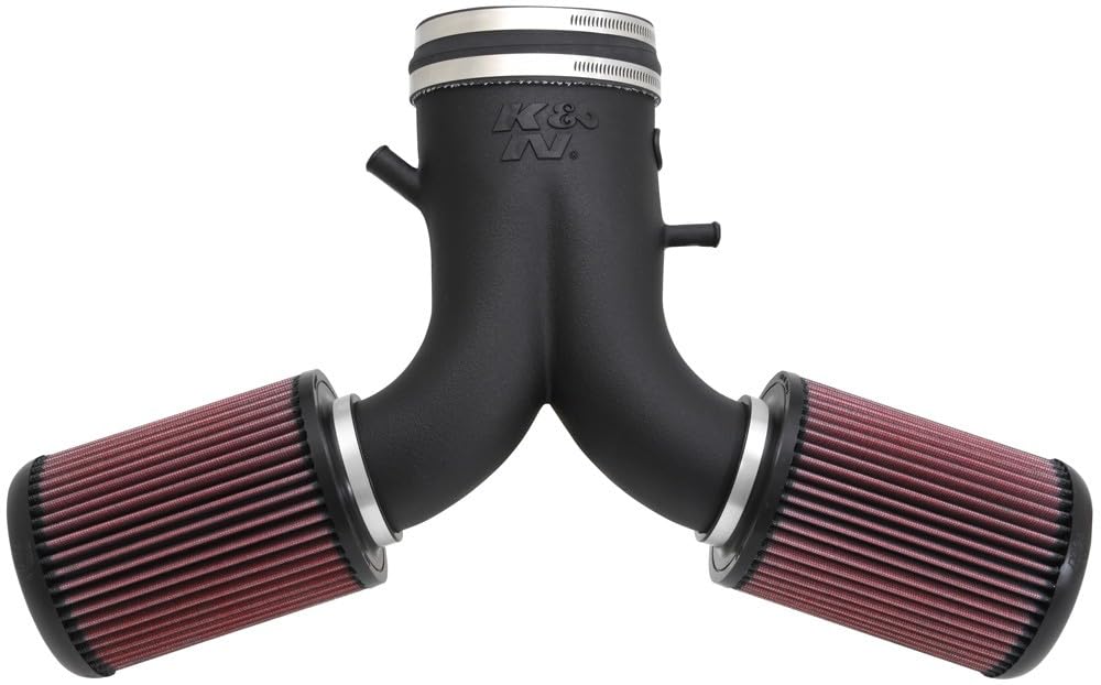 Cold Air Intake System K&N: High-Flow Air-Filter, Increase Performance & Horsepower: Compatible with 2003-2006 DODGE Viper, 57-1536