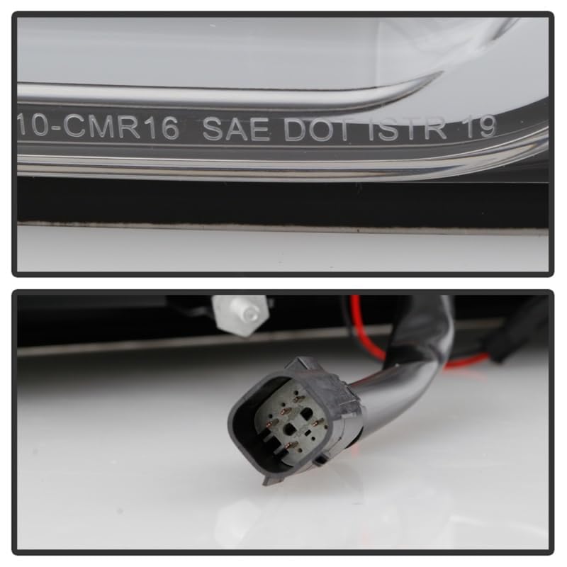 LED Projector Headlight Spyder (ALT-YD-CCAM16HAL-SEQ-BK)