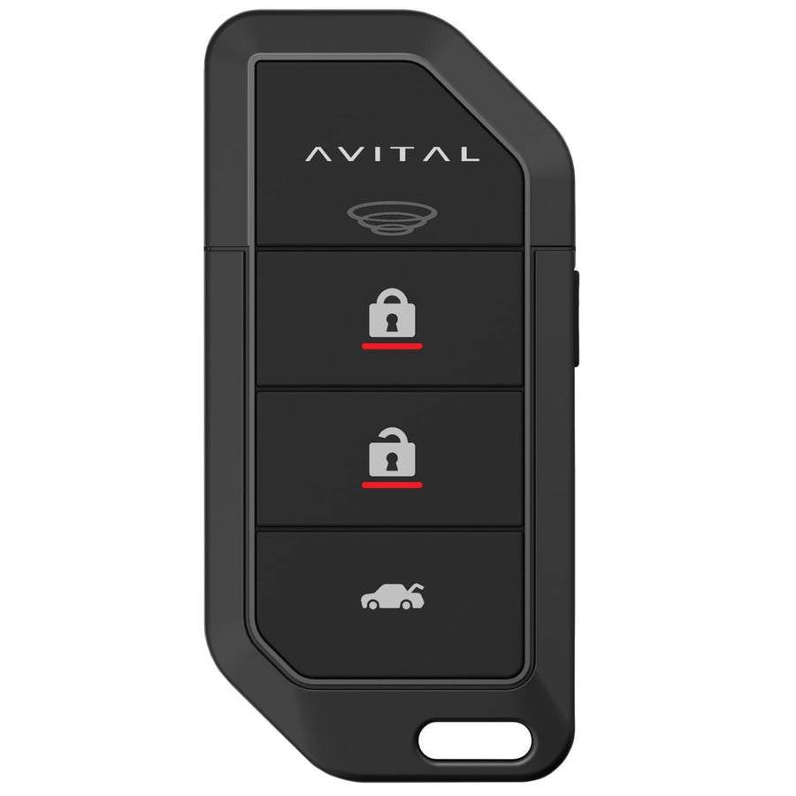 Automotive Keyless Entry System Avital 2103L with Two 4-Button Remotes