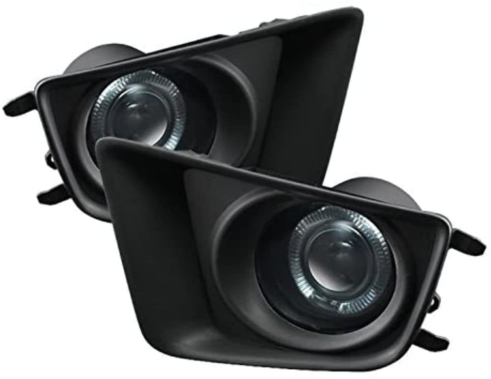 Projector Spyder Auto 5075147 Halo Style Fog Lights Black/Smoke