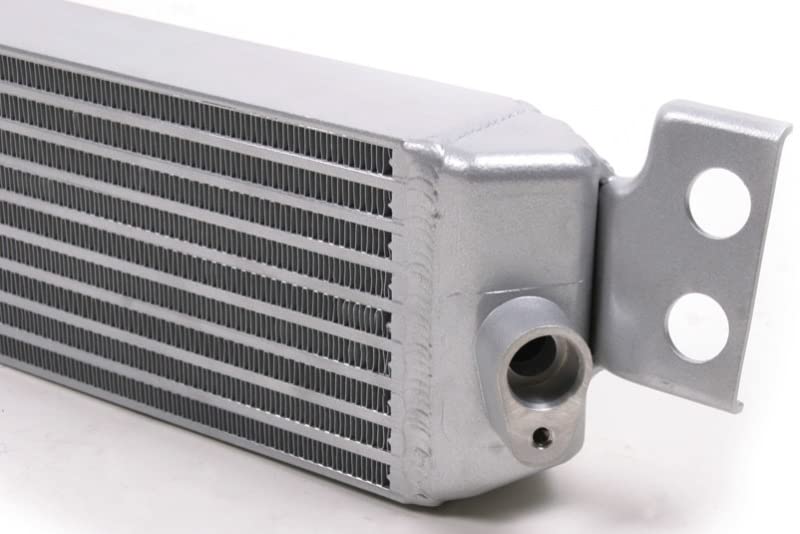 Fluid Cooler CSF, 33.75 x 4.75 x 2.25 in, Plate and Fin Type, OEM Inlet/Outlet, Aluminum, Silver Powder Coat, compatible with BMW M3 2008-13, Each