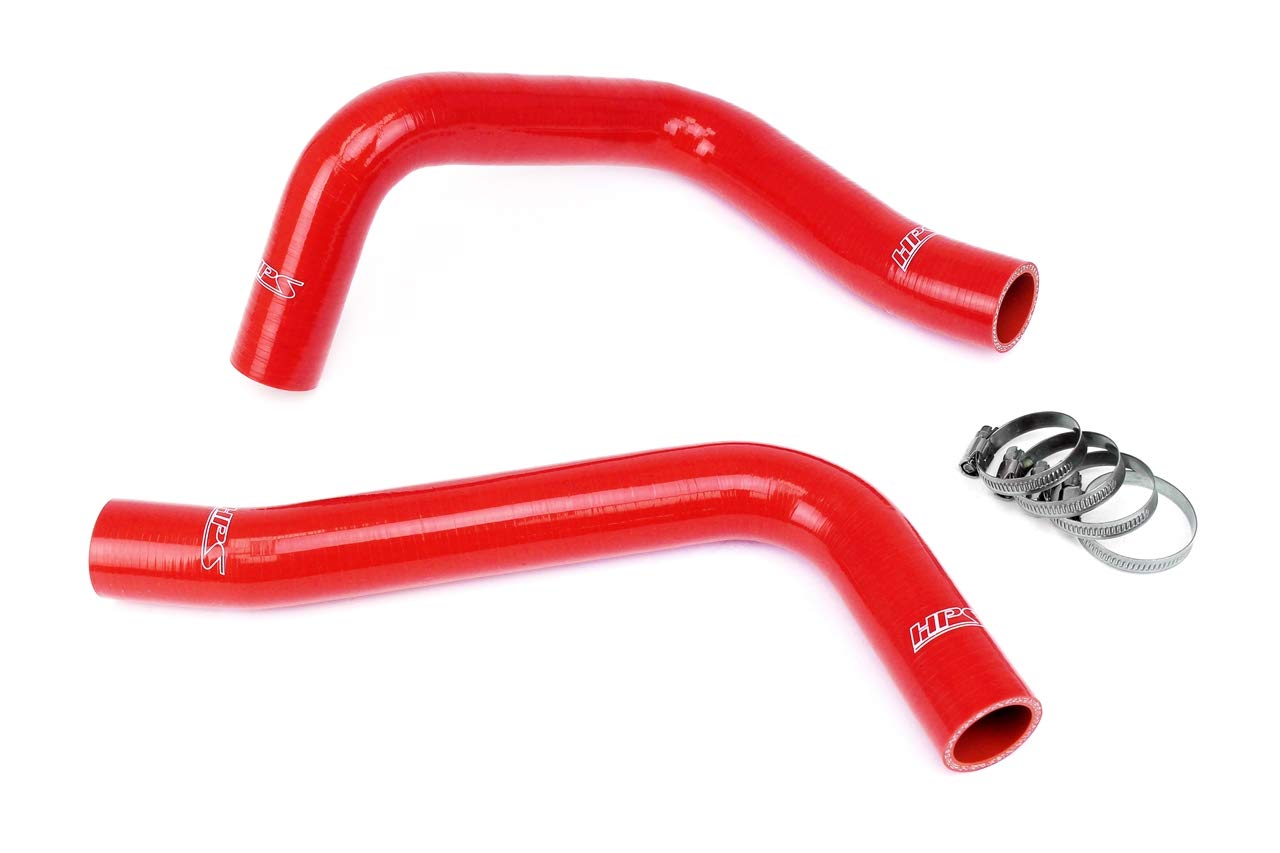 3-ply HPS Red Reinforced Silicone Radiator Coolant Hose Kit 57-2056-RED
