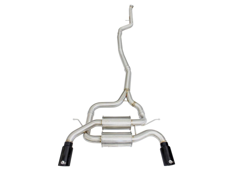 MACH Force-Xp aFe Power 2.5" 304 Stainless Steel Cat-Back Exhaust System with Black Tips