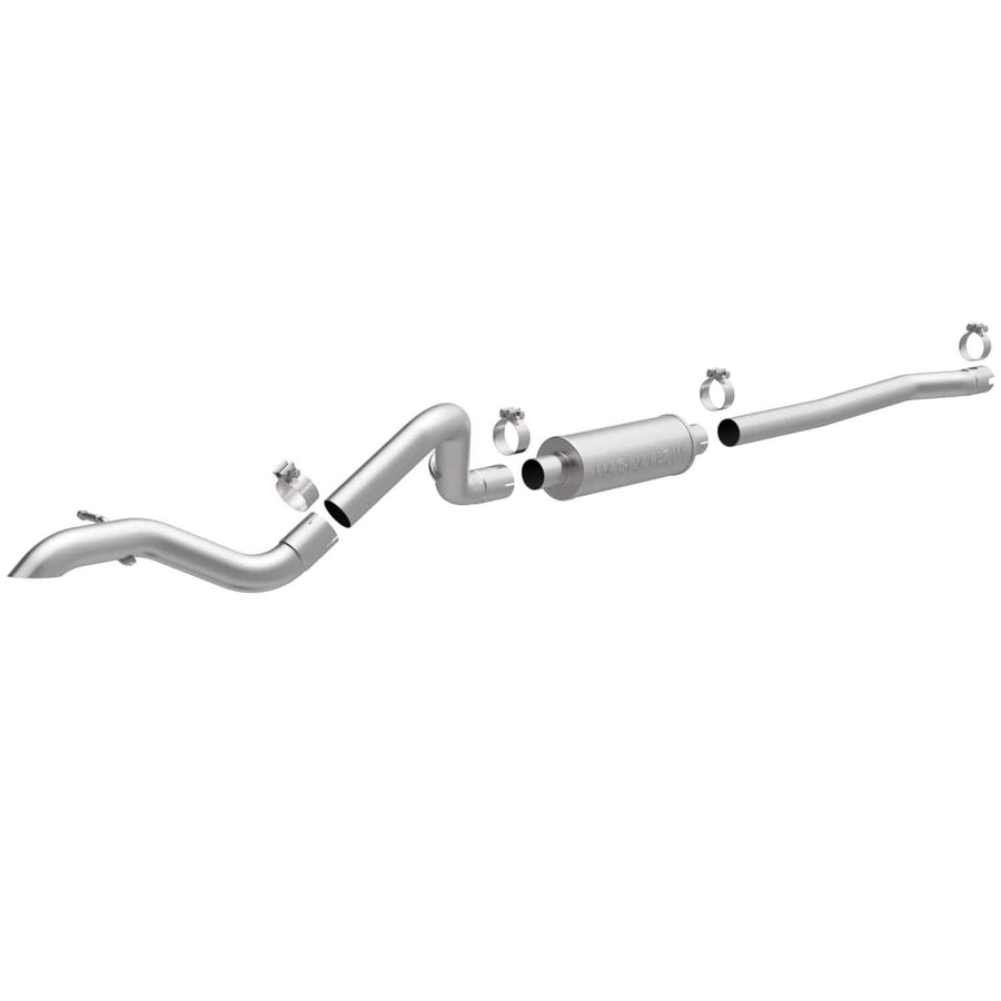 MagnaFlow Jeep Wrangler JK 2012-2018 Rock Crawler Series Cat-Back Performance Exhaust System, V6 3.6L