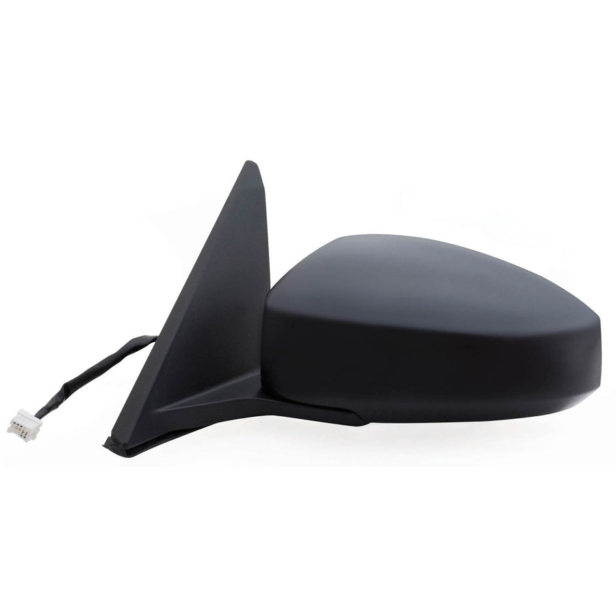 Fit System Mirror Driver Side for Nissan 350Z Touring Model, Black PTM, Heated Power, Foldaway
