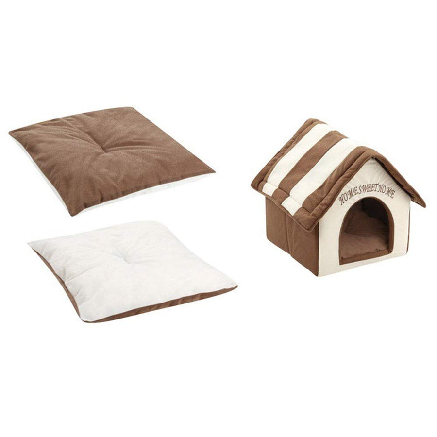 Pet Kennel FENXIMEI Removable and Washable Dog House Dog Bed Cat Litter (Color, Size : 3839.545)