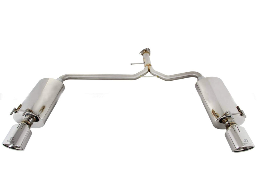 304 Stainless Steel aFe Axle-Back Exhaust System with Polished Tips for Honda Accord Coupe EX-L V6-3.5L Engine