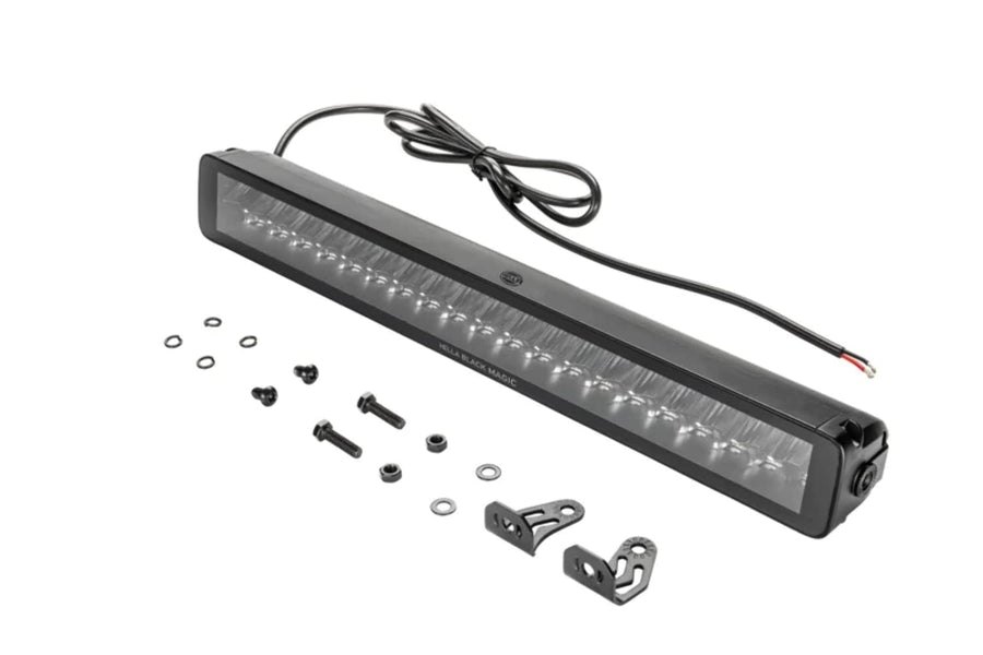 Black Magic Hella LED Series 21.5 Inch Double Lightbar - LED Spotlight- Performance High Beam Off-Road Light for Pickup Trucks, ATV, SUV, 4x4, Jeep, Tractors / 358176401