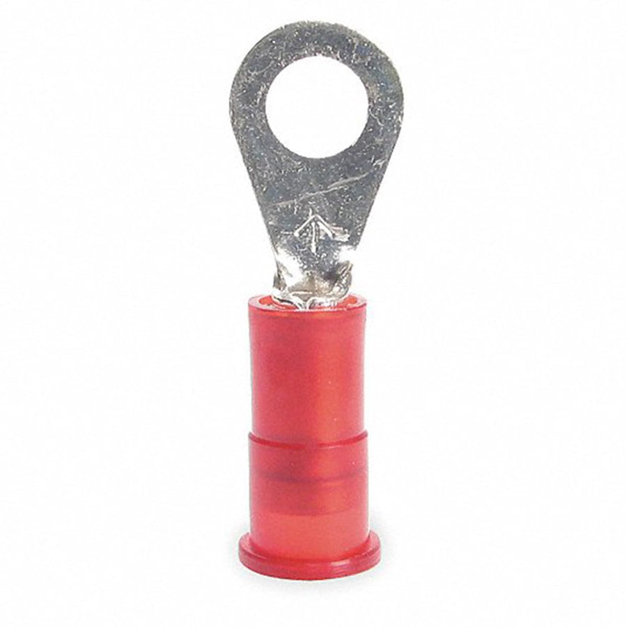 Nylon Connector Install Bay 22/18 Gauge 5/16 Ring Red - RNRT516