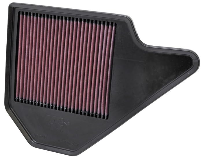 High-Flow K&N Original Lifetime Engine Air Filter: Increase Power: Premium, Washable: Compatible with 2011-2020 Chrysler/Dodge/Lancia/Ram/Volkswagen: Town & Country, Grand Caravan, Crago Van, 33-2462
