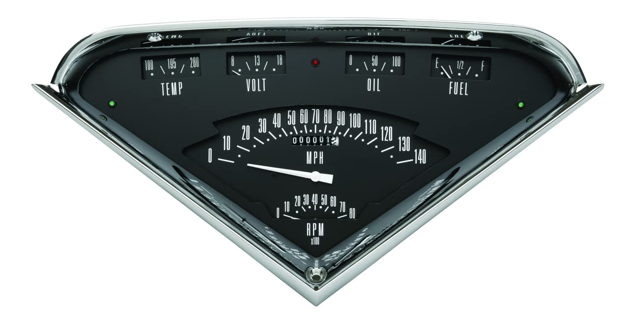 Classic Instruments Hot Rod TF01B-LS Black Tach Force Package - LS Sending Unit
