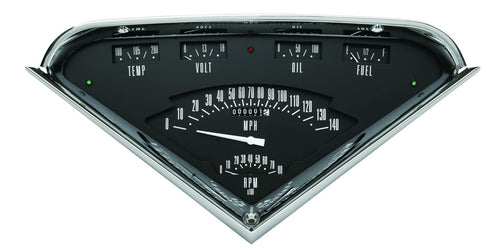 Classic Instruments Hot Rod TF01B-LS Black Tach Force Package - LS Sending Unit