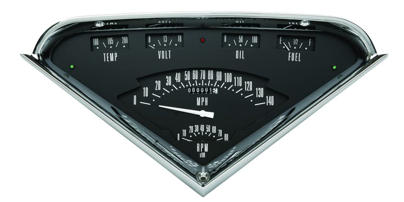 Classic Instruments Hot Rod TF01B-LS Black Tach Force Package - LS Sending Unit