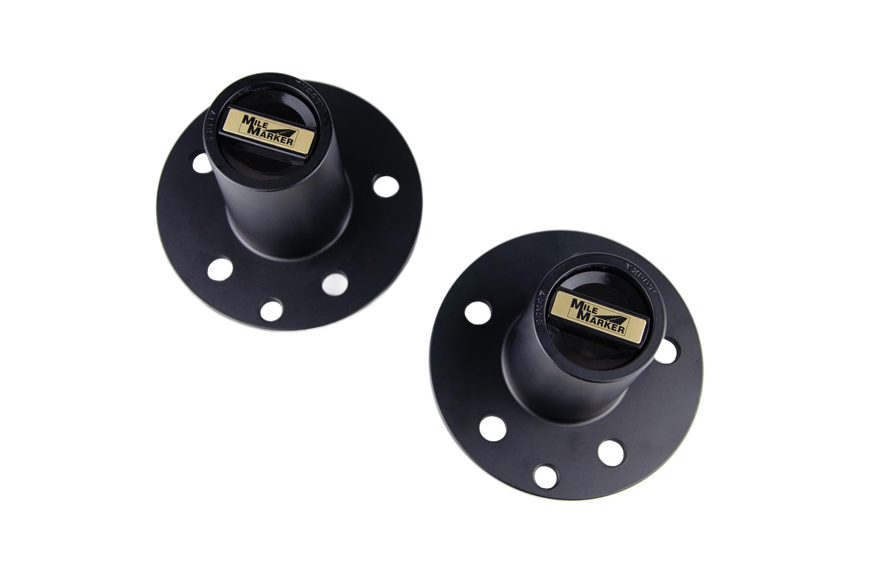 Mile Marker Pair of Black Premium Locking Hubs 95-37044-2 fits 1975 1979 Trail Blazer & Charger - Built for Durability & Reliability in Extreme Off Road Conditions